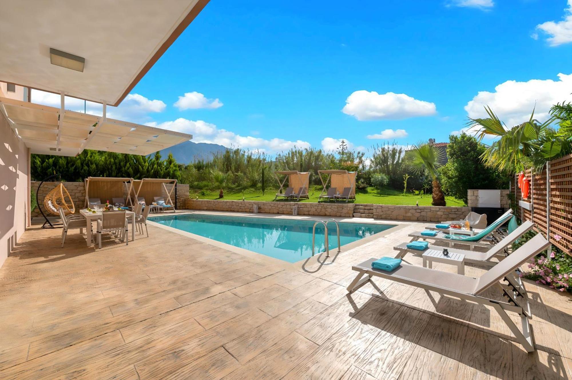 Allas Villa Heated Pool Chania  Zewnętrze zdjęcie