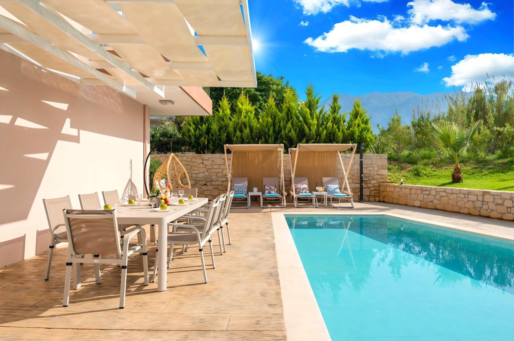 Allas Villa Heated Pool Chania  Zewnętrze zdjęcie